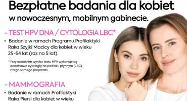 Bezpłatne badania w nowoczesnym Cytomammobusie - Zapisz się i zrób to dla siebie!