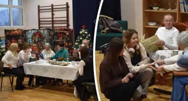 Nauczyciele w głównych rolach! Spotkanie opłatkowe z biskupem w Łaskarzewie [ZDJĘCIA]