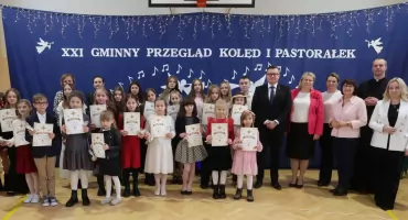 XXI Gminny Przegląd Kolęd i Pastorałek w Korytnicy pełen dziecięcych talentów