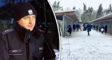 Policja pilnuje schroniska. Gmina Sobolew przejmuje opiekę nad psami [WIDEO]