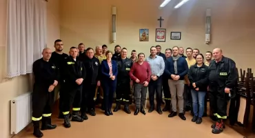 Podsumowania, wybory i plany na przyszłość podczas walnego zebrania OSP Podłęż