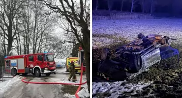 Ogień i zdarzenia drogowe. Strażacy z powiatu garwolińskiego podsumowują interwencje
