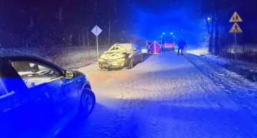 Śmiertelny wypadek: Potrącony pieszy zginął na miejscu