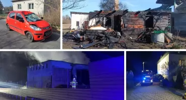 Straż pożarna w akcji: pożary i wypadek 