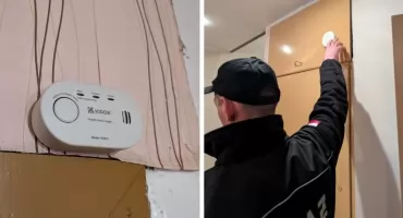 Druhowie montują czujniki ratujące życie