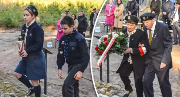 163. rocznica Powstania Styczniowego w Łucznicy – uroczystości przy pomniku w lesie