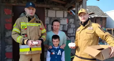 Czujka na straży Twojego bezpieczeństwa. Strażacy działają na rzecz mieszkańców