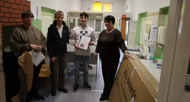 Uczniowie przekazali kolejne wsparcie dla szpitala w Garwolinie