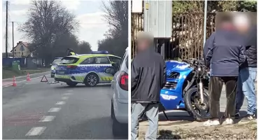 Wypadek na Lubelskiej: Motocyklista w szpitalu po zderzeniu z mercedesem