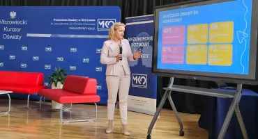 Mazowiecka Kurator Oświaty odwiedziła szkołę w Garwolinie, by omawiać przyszłość edukacji