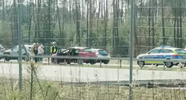 Trzy auta zderzyły się w rejonie Michałówki – gigantyczny korek na S17