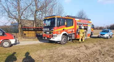 Strop groził zawaleniem. Staż zapobiegła tragedii