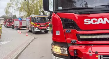 Zwarcie w szpitalu w Garwolinie. Pielęgniarka ruszyła do akcji z gaśnicą