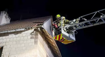 Strażacy interweniowali w czasie silnych podmuchów i pożarów