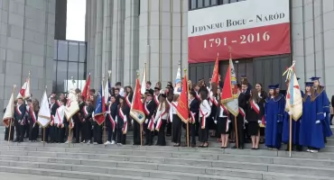 Szkoła z Brzegów na Mazowieckim Zjeździe szkół imienia Jana Pawła II