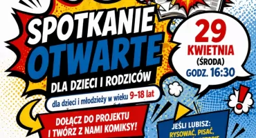 Nowy projekt w Górznie. Młodzież nauczy się tworzyć komiksy
