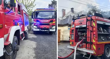 Siedem zastępów straży w akcji podczas pożaru domu w Łaskarzewie