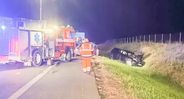 Groźny wypadek na S17. Dwie osoby trafiły do szpitala