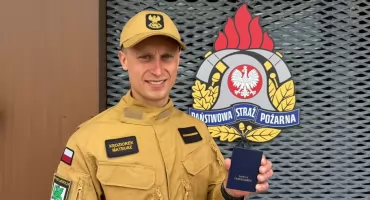 Strażak z Garwolina oddał szpik kostny. W rejestrze dawców był od 10 lat