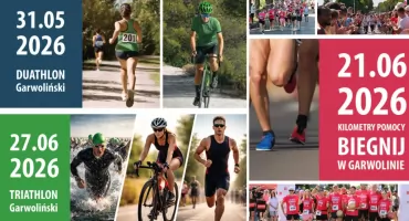 Duathlon, bieg charytatywny i triathlon – sportowe lato 2026 w Garwolinie