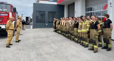 Strażacy z powiatu garwolińskiego wrócili z akcji gaśniczej w powiatach wołomińskim i mińskim