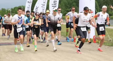 XI Duathlon Garwoliński – Biernacki znów najlepszy, 34 zawodników na trasie nad zbiornikiem
