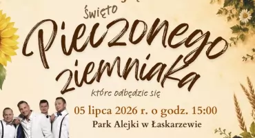 Święto Pieczonego Ziemniaka 2026 w Łaskarzewie: Skaner zagra na żywo, w konkursie do wygrania 1000 zł