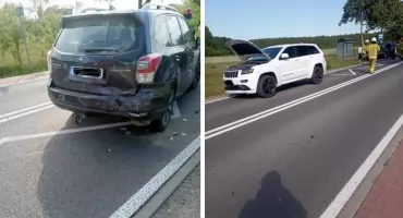 Zderzenie trzech aut w Parysowie. Kierująca Jeepem ukarana mandatem