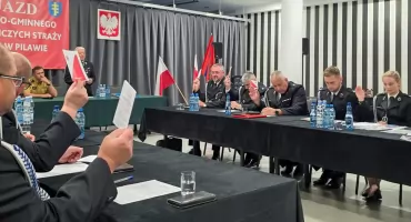 OSP Pilawa wybrała nowe władze. Albina Łubian ponownie prezesem oddziału ZOSP RP