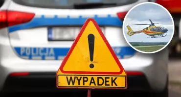 Zderzenie radiowozu z osobówką w Kozicach. Pięć osób trafiło do szpitala