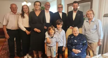 102 lata i wciąż z głową pełną wspomnień. Pani Irena świętowała wyjątkowy jubileusz