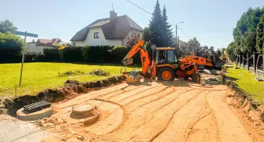 Ruszyła przebudowa ul. Modrzewskiego w Garwolinie. Kierowcy i mieszkańcy muszą liczyć się z utrudnieniami