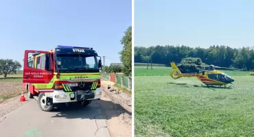 Tragiczny wypadek w Budziskach. Nie żyje rowerzysta