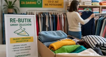 RE-BUTIK w Żelechowie. Można oddać lub zabrać rzeczy za darmo