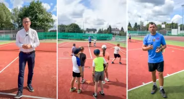 Tenis coraz popularniejszy w Sobolewie. Tydzień bezpłatnych zajęć i plany zadaszenia kortu