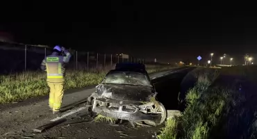 Kierowca BMW zasnął za kierownicą