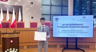 Uczeń garwolińskiego liceum wygrał ogólnopolski konkurs na esej o Trybunale Konstytucyjnym