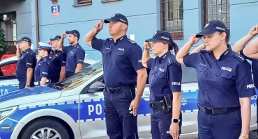Garwolińscy policjanci oddali hołd funkcjonariuszowi, który zginął na służbie
