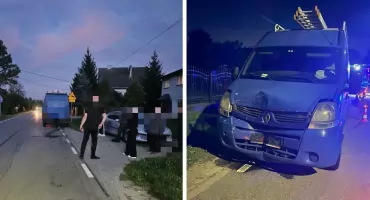 Puznówka: Kolizja dwóch aut. Sprawca ukarany mandatem