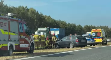 Zasnął za kierownicą na trasie S17. W aucie podróżowało 6-letnie dziecko