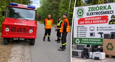 Oddaj elektrośmieci i pomóż strażakom z Woli Rowskiej. Trwa zbiórka na nowy wóz