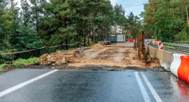 Od poniedziałku całkowite zamknięcie DW 801 w Wildze. Kierowców czekają objazdy