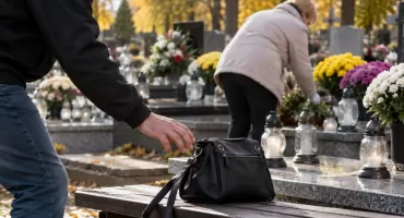 Policja ostrzega przed kradzieżami na cmentarzach. Wystarczy chwila nieuwagi