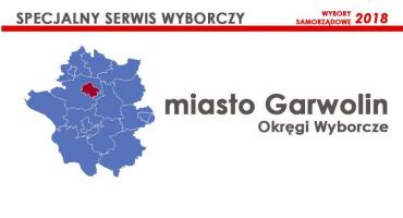 Miasto Garwolin: Okręgi wyborcze - wybory samorządowe 2018